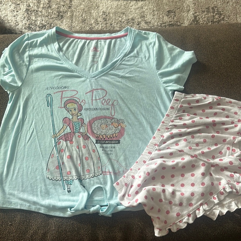 Disney toy story bo peep pajama set S